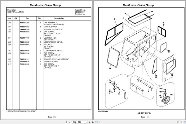 Grove Crane RT880E 228420 Parts Manual 2008 (2)