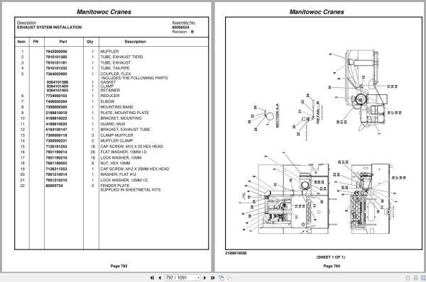 Grove Crane RT880E 228545 Parts Manual 2011 (2)