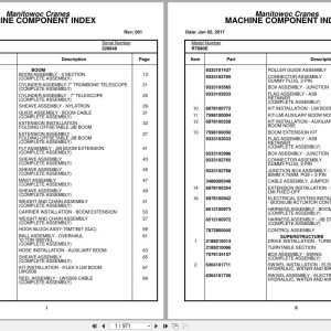 Grove Crane RT880E 228848 Parts Manual 2017 (1)