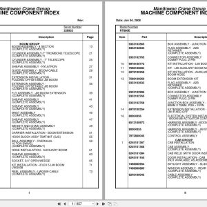 Grove Crane RT880E 228932 Parts Manual 2008 (1)