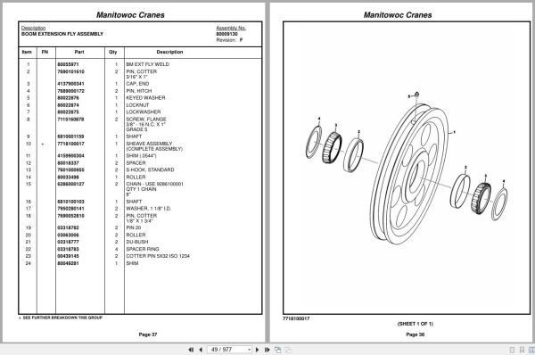 Grove Crane RT880E 228997 Parts Manual 2017 (2)