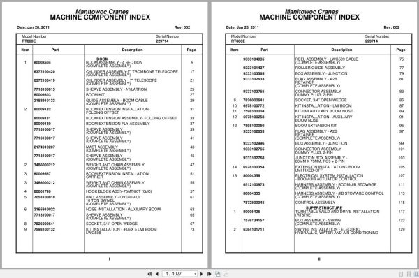 Grove Crane RT880E 229714 Parts Manual 2011 (1)