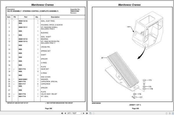 Grove Crane RT880E 229714 Parts Manual 2011 (2)