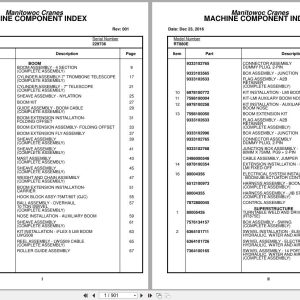 Grove Crane RT880E 229736 Parts Manual 2016 (1)