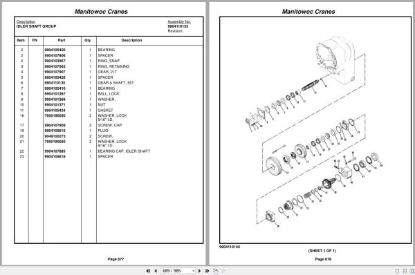 Grove Crane RT880E 229867 Parts Manual 2014 (2)