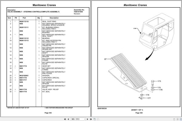 Grove Crane RT880E 229999 Parts Manual 2019 (2)
