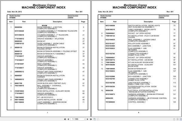 Grove Crane RT880E 230055 Parts Manual 2012 (1)