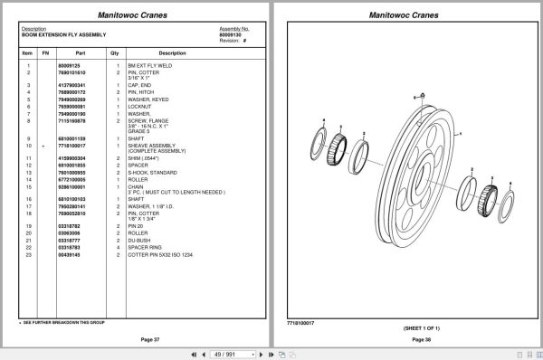 Grove Crane RT880E 230329 Parts Manual 2009 (2)