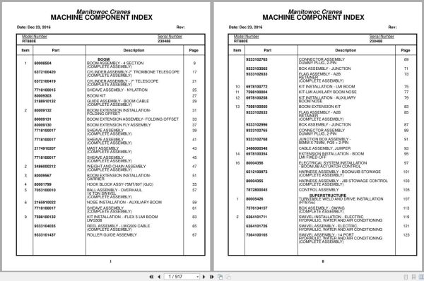 Grove Crane RT880E 230488 Parts Manual 2016 (1)