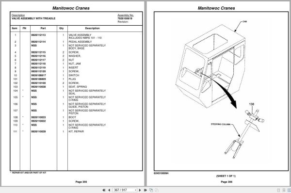 Grove Crane RT880E 230488 Parts Manual 2016 (2)