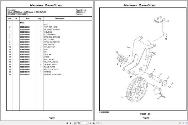 Grove Crane RT880E 230553 Parts Manual 2009 (2)