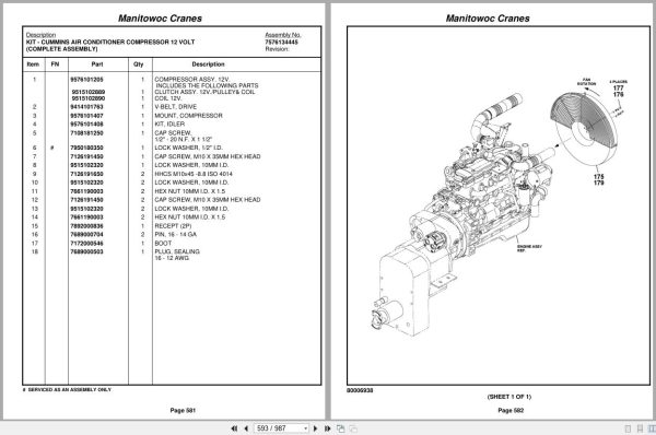 Grove Crane RT880E 230674 Parts Manual 2009 (2)