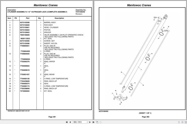 Grove Crane RT880E 230820 Parts Manual 2016 (2)