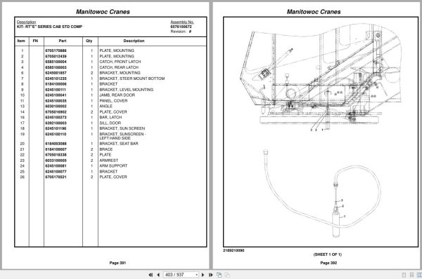 Grove Crane RT880E 230865 Parts Manual 2014 (2)