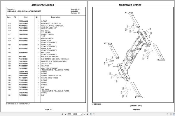 Grove Crane RT880E 231477 Parts Manual 2011 (2)