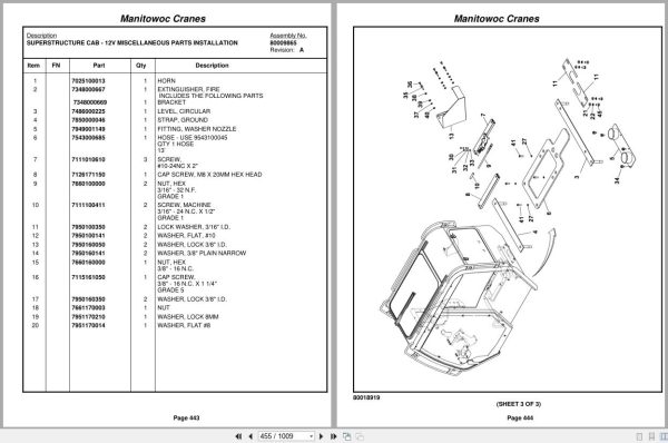 Grove Crane RT880E 231552 Parts Manual 2011 (2)