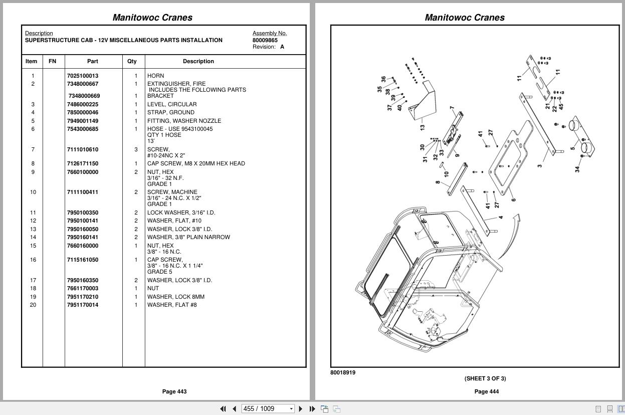 Grove Crane RT880E 231552 Parts Manual 2011 (2)