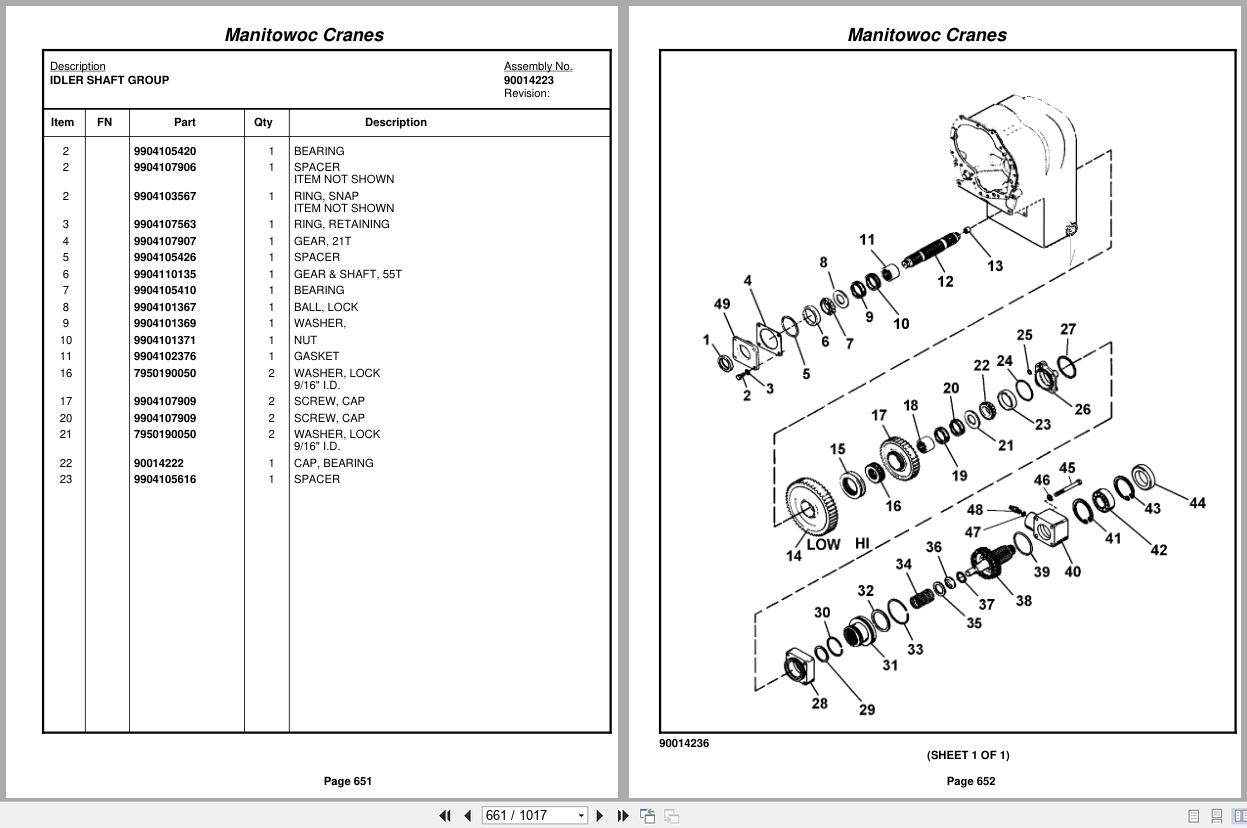 Grove Crane RT880E 231678 Parts Manual 2011 (2)
