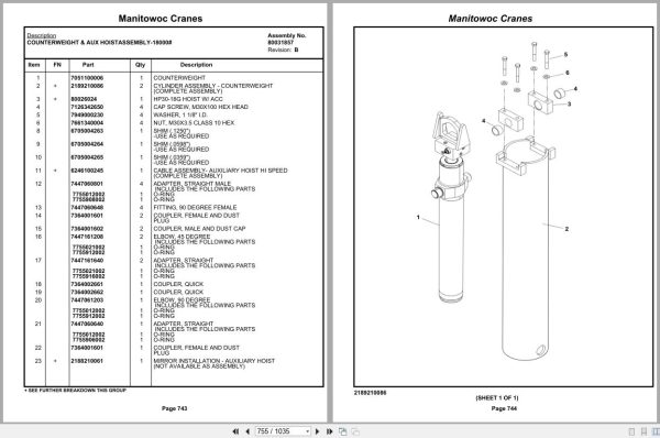 Grove Crane RT880E 231829 Parts Manual 2019 (2)
