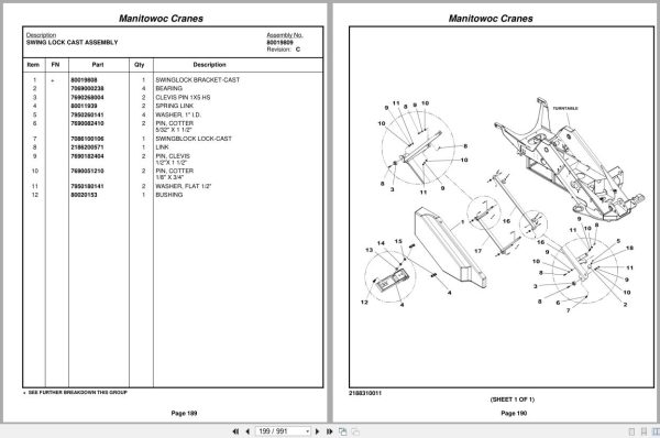 Grove Crane RT880E 231954 Parts Manual 2011 (2)