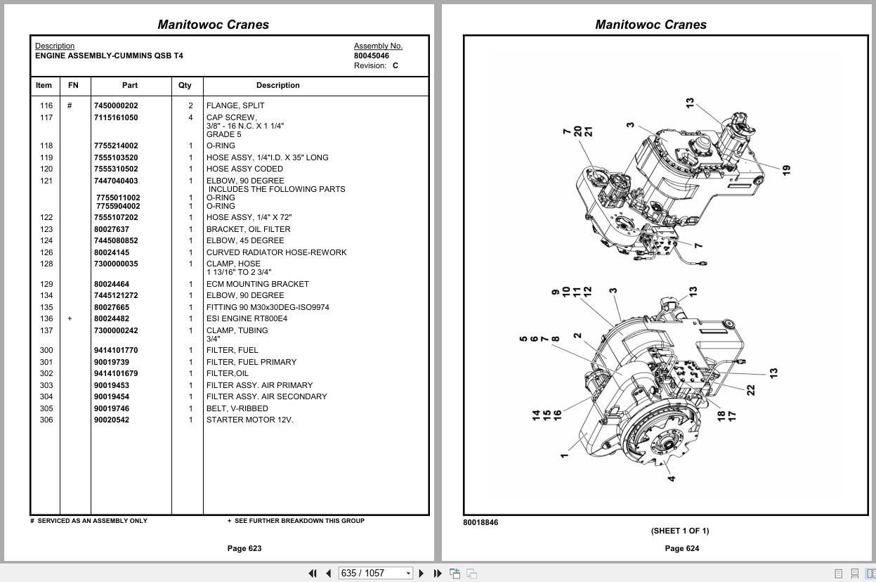 Grove Crane RT880E 233254 Parts Manual 2012 (2)