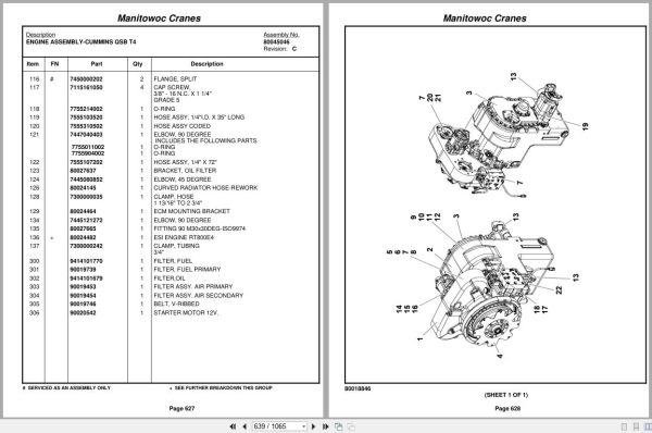 Grove Crane RT880E 233319 Parts Manual 2012 (2)