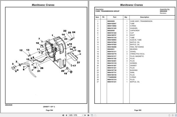 Grove Crane RT880E 233487 Parts Manual 2014 (2)