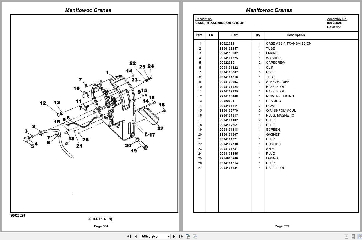 Grove Crane RT880E 233487 Parts Manual 2014 (2)