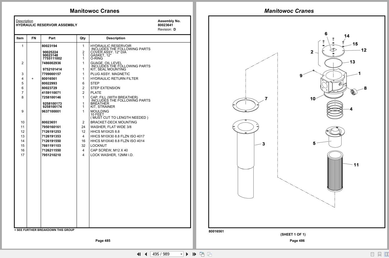 Grove Crane RT880E 233558 Parts Manual 2019 (2)