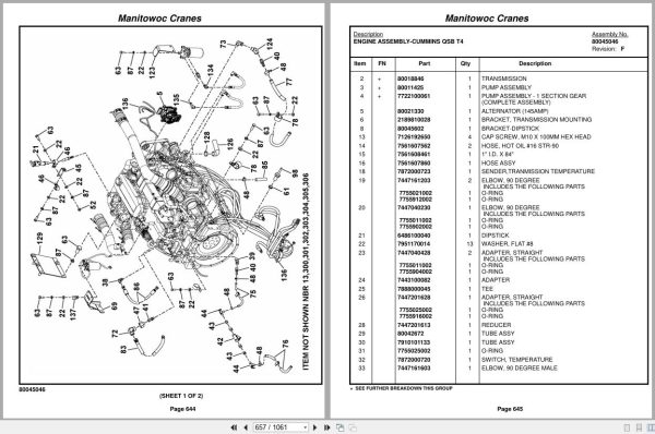 Grove Crane RT880E 233843 Parts Manual 2016 (2)