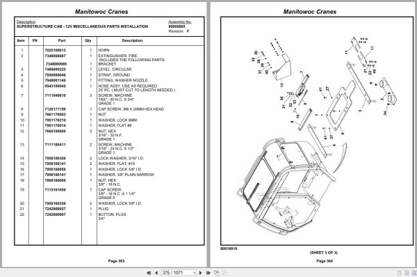 Grove Crane RT880E 234138 Parts Manual 2013 (2)