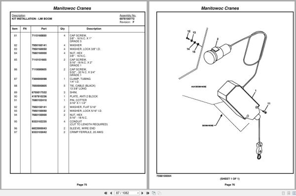 Grove Crane RT880E 234908 Parts Manual 2017 (2)