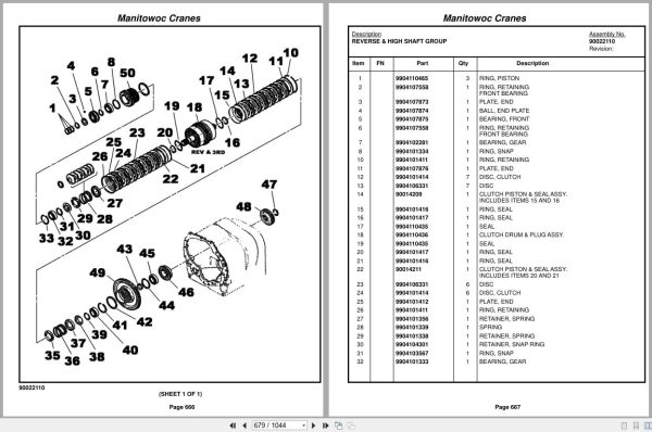 Grove Crane RT880E 234927 Parts Manual 2014 (2)