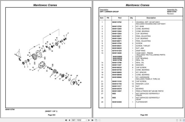 Grove Crane RT880E 235157 Parts Manual 2015 (2)