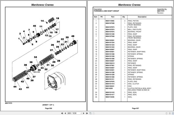 Grove Crane RT880E 235203 Parts Manual 2015 (2)