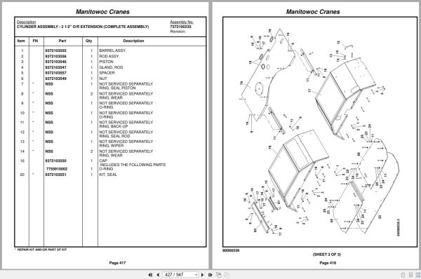 Grove Crane RT880E 235295 Parts Manual 2016 (2)