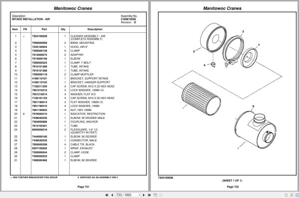 Grove Crane RT880E3 227577 Parts Manual 2011 (2)