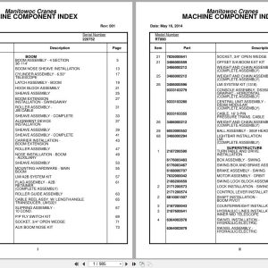 Grove Crane RT890 220752 Parts Manual 2014 (1)