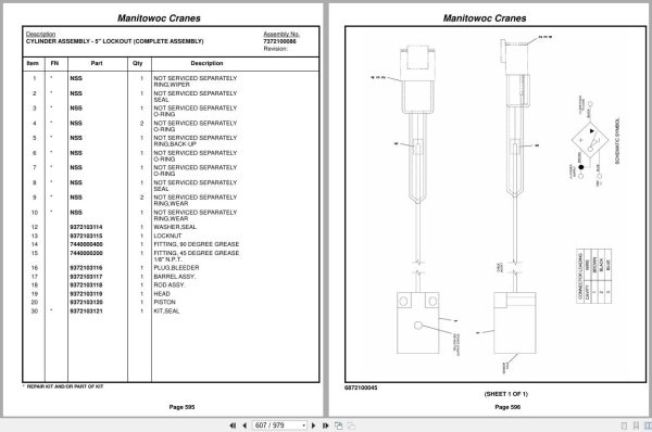 Grove Crane RT890E 223698 Parts Manual 2015 (2)
