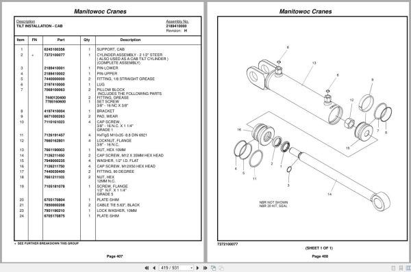 Grove Crane RT890E 223714 Parts Manual 2015 (2)