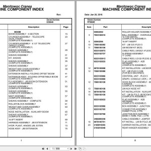 Grove Crane RT890E 223846 Parts Manual 2016 (1)
