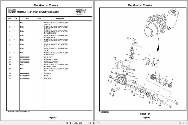 Grove Crane RT890E 223940 Parts Manual 2016 (2)