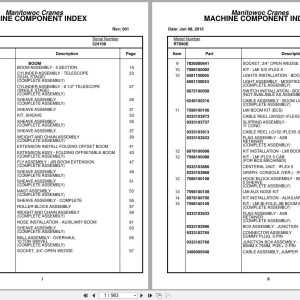Grove Crane RT890E 224108 Parts Manual 2015 (1)