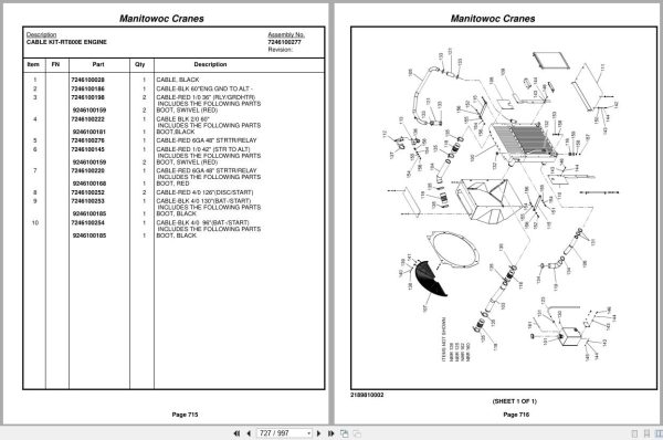 Grove Crane RT890E 224144 Parts Manual 2015 (2)