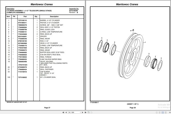 Grove Crane RT890E 224175 Parts Manual 2016 (2)