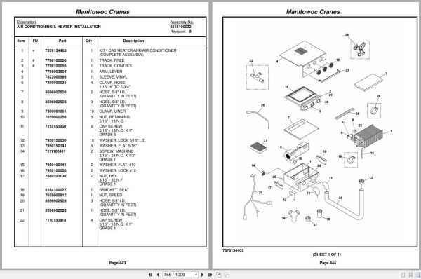 Grove Crane RT890E 224358 Parts Manual 2015 (2)
