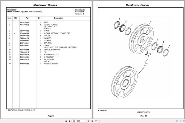 Grove Crane RT890E 224427 Parts Manual 2016 (2)