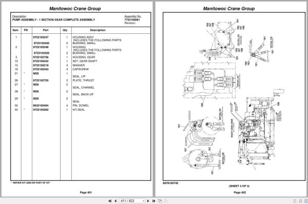 Grove Crane RT890E 224690 Parts Manual 2005 (2)