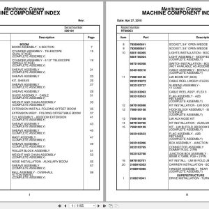 Grove Crane RT890E 226164 Parts Manual 2010 (1)
