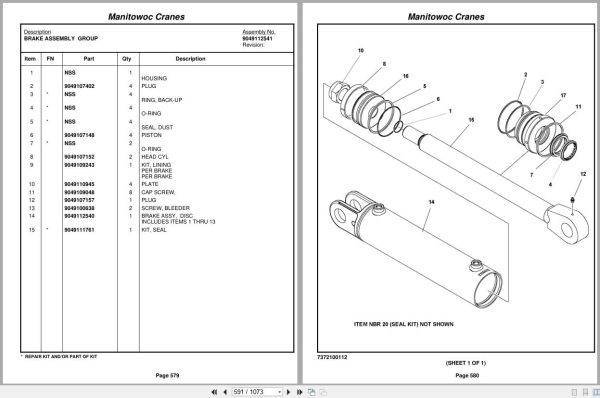 Grove Crane RT890E 231669 Parts Manual 2011 (2)
